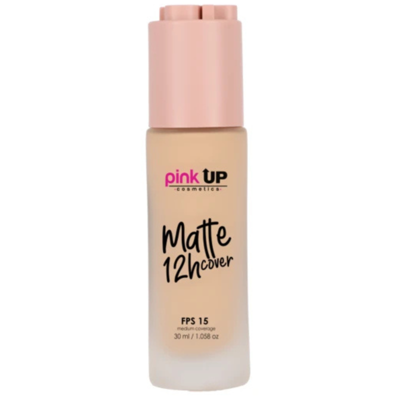 Base Liquida de Cobertura Media y Acabado Matte Pink Up - 100 PALE-1