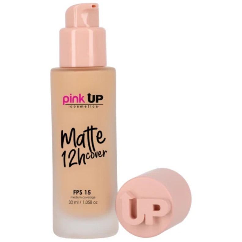 Base Liquida de Cobertura Media y Acabado Matte Pink Up - 300 BEIGE-0