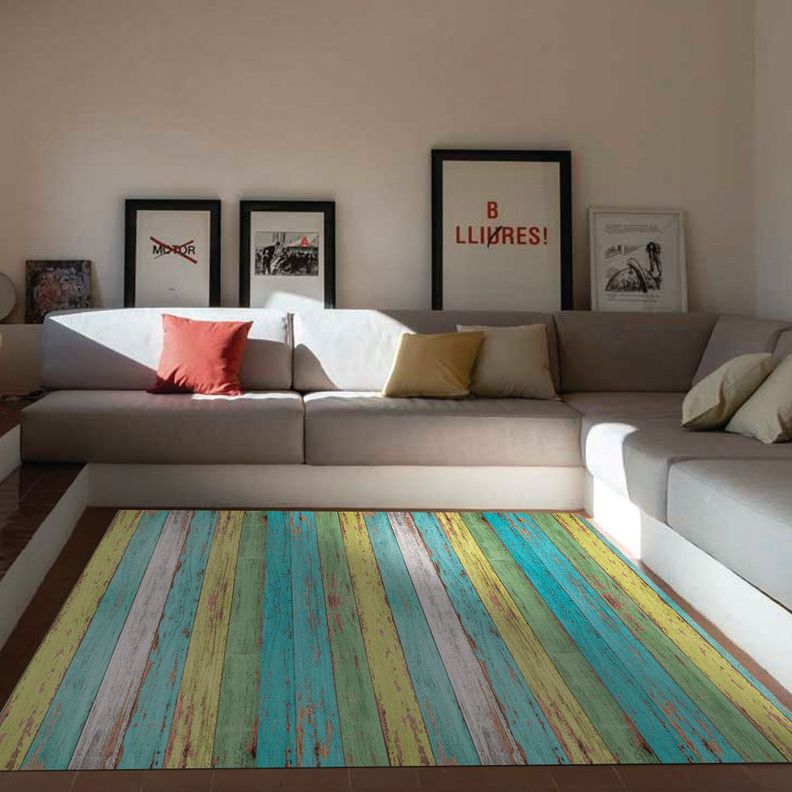 Alfombra Vinílica  Madera Vintage Chiloé 70x140 cm-7