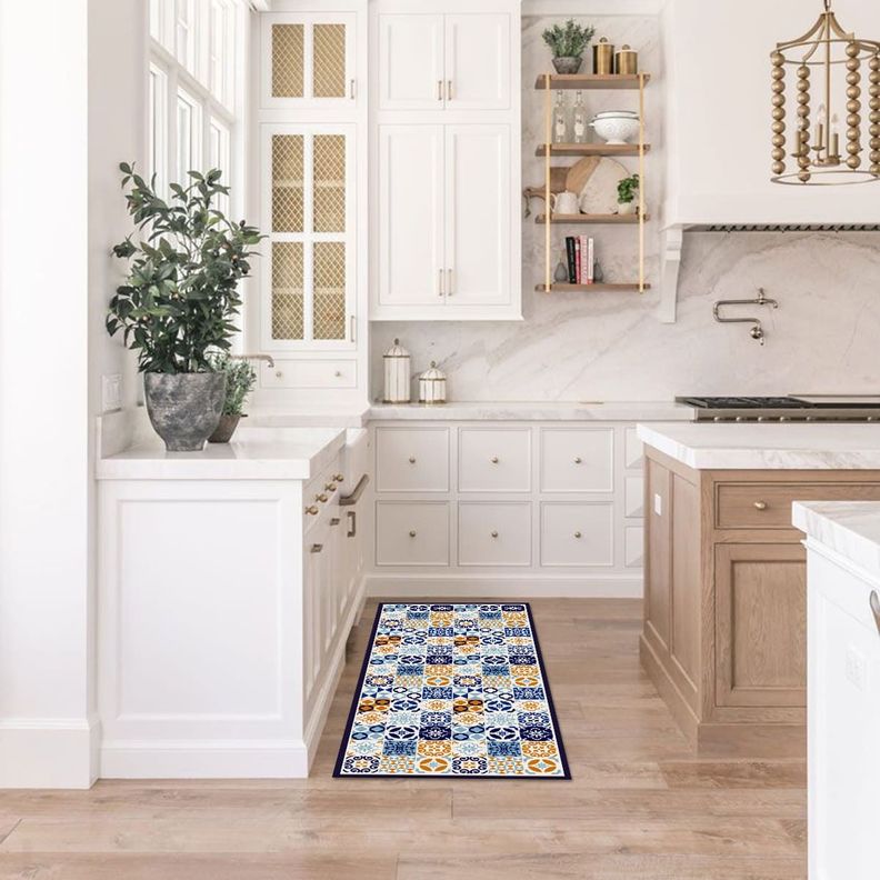 Alfombra Vinílica Cocina Baldosa Mediterránea 70x140cm-9