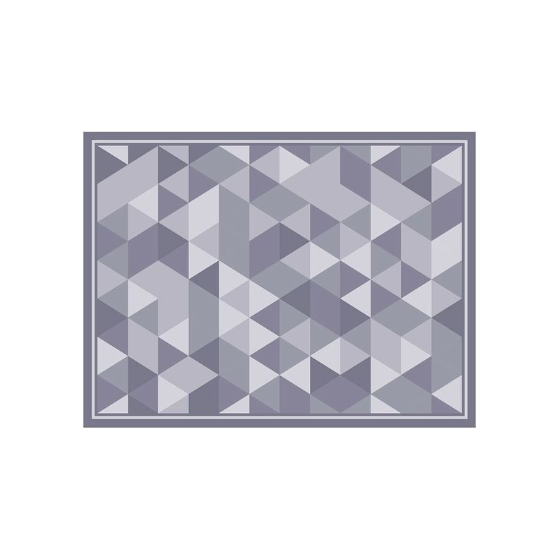 Alfombra Vinílica Living  Prisma Steel Grey 140x180 cm-0