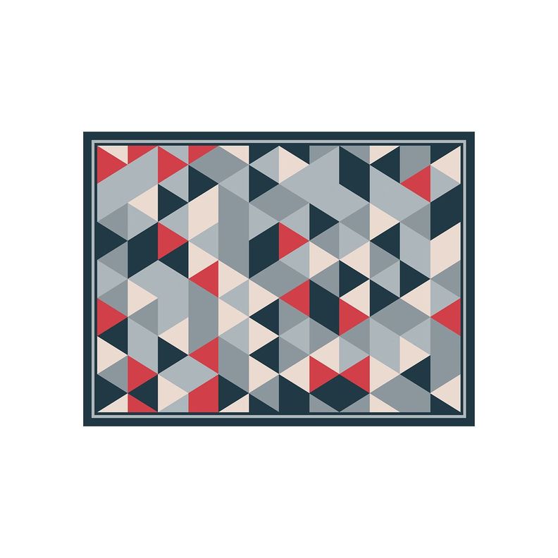 Alfombra Vinílica Living  Prisma Coral Sky 140x180 cm-0