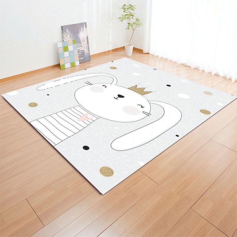 Alfombra Vinílica Infantil Tan Solo Coneja 110x140 cm-1
