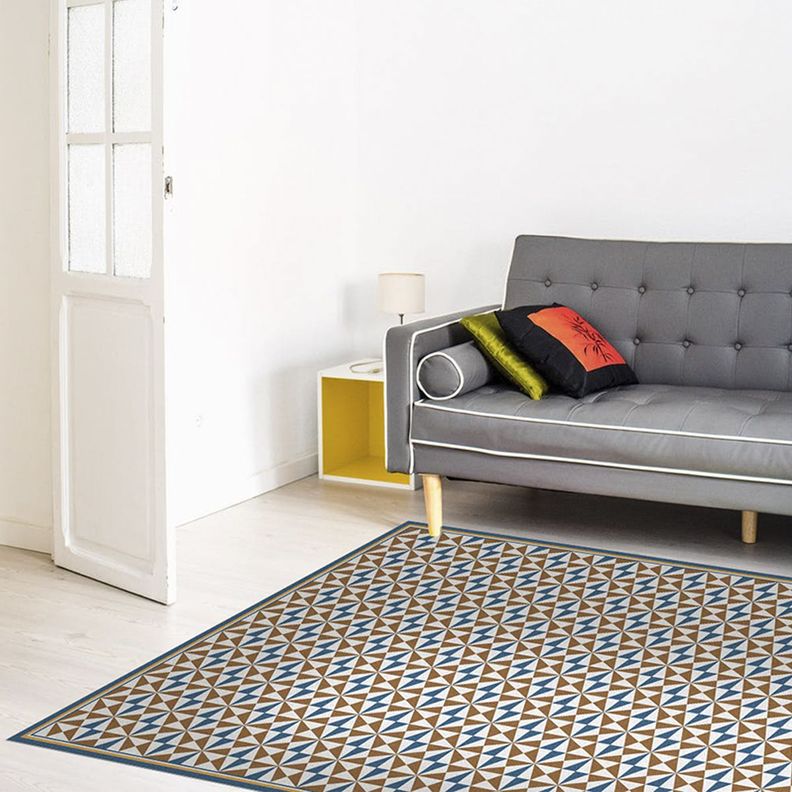 Alfombra Vinílica Living  Pirámide Ocean 140x160 cm-6