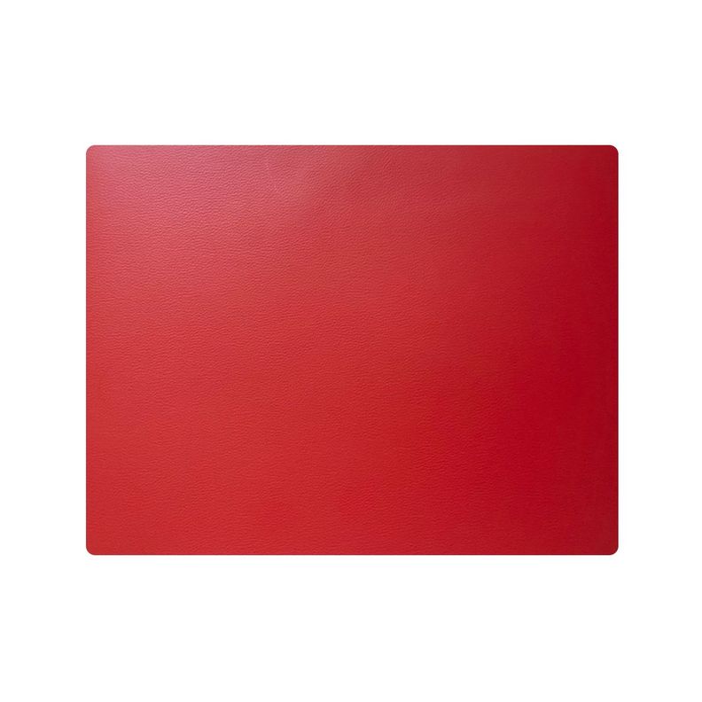 Set 4 Individuales De Mesa Ecocuero Warrior Rojo-0