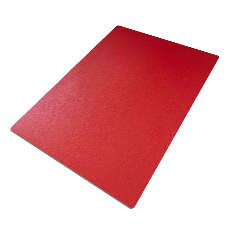 Set 4 Individuales De Mesa Ecocuero Warrior Rojo-2