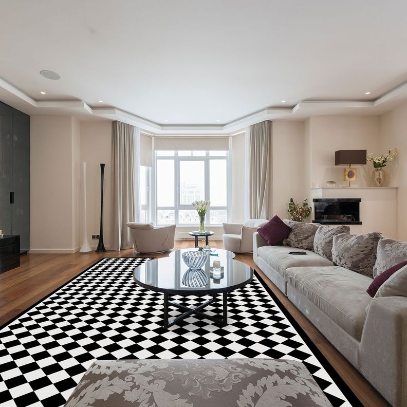 Alfombra Vinílica Living  Rombo Dama Classic 50x70 cm-5