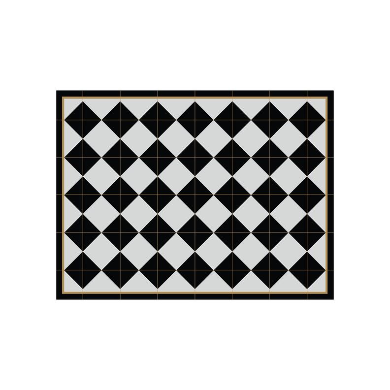 Alfombra Vinílica  Rombo Dama Golden Line 140x160 cm-0