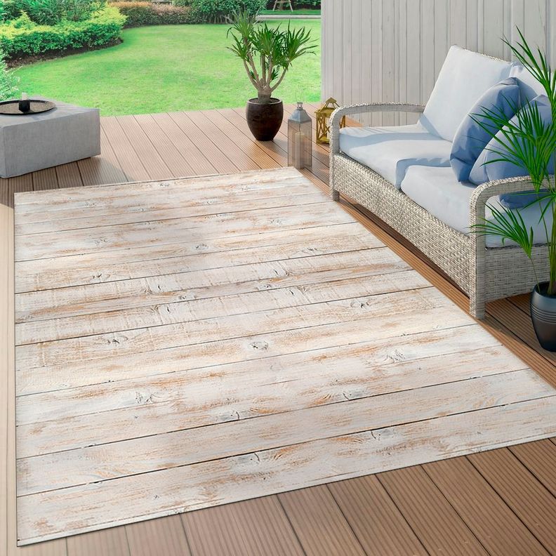Alfombra Vinílica  Madera Vintage Natural 50x70 cm-6