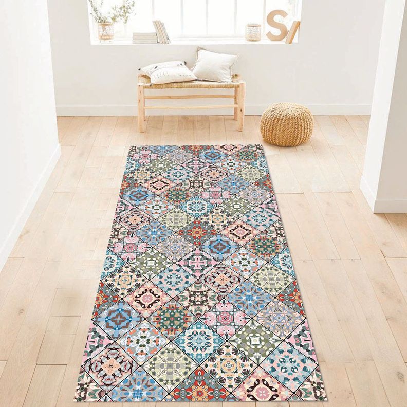 Alfombra Vinílica Baño Cocina Baldosa Niza 50x70 cm-5