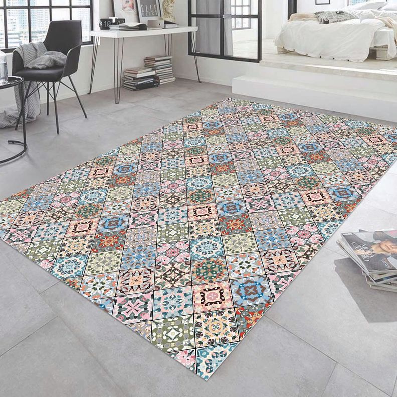 Alfombra Vinílica Baño Cocina Baldosa Niza 50x70 cm-8