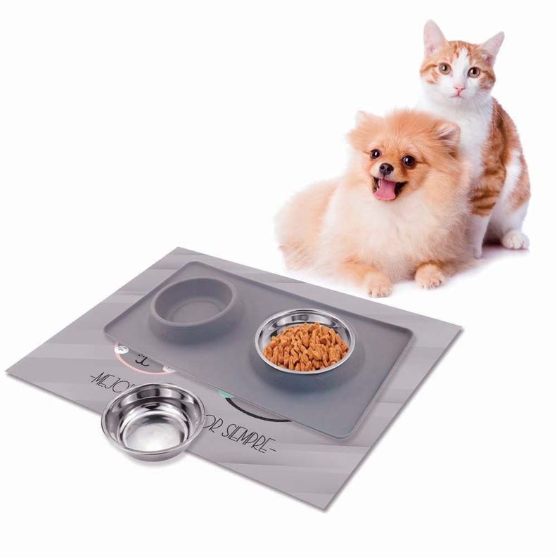 Alfombra Vinílica Pet Gatitos Antideslizante 70x70 cm-2