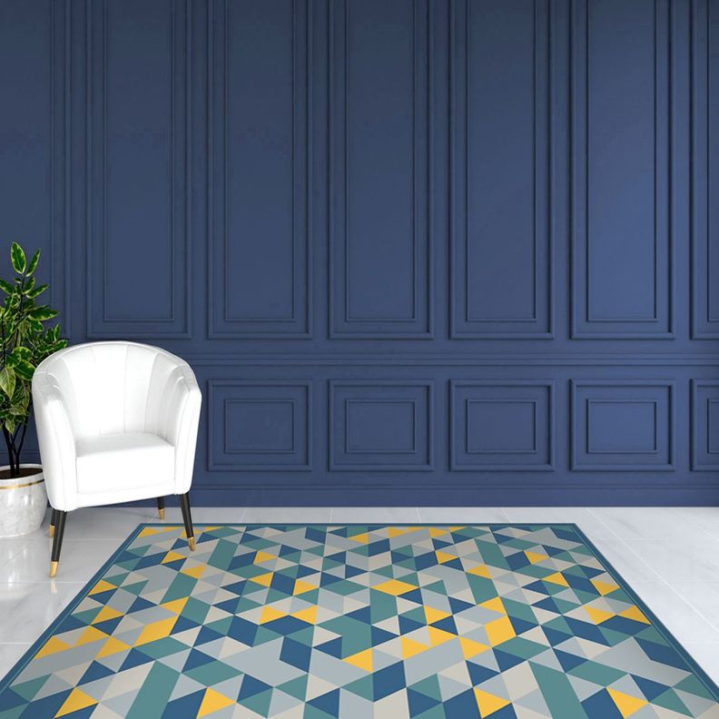 Alfombra Vinílica Living  Prisma Orion Blue 140x180 cm-7