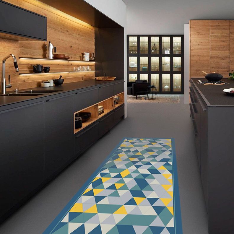 Alfombra Vinílica Living  Prisma Orion Blue 70x100 cm-3