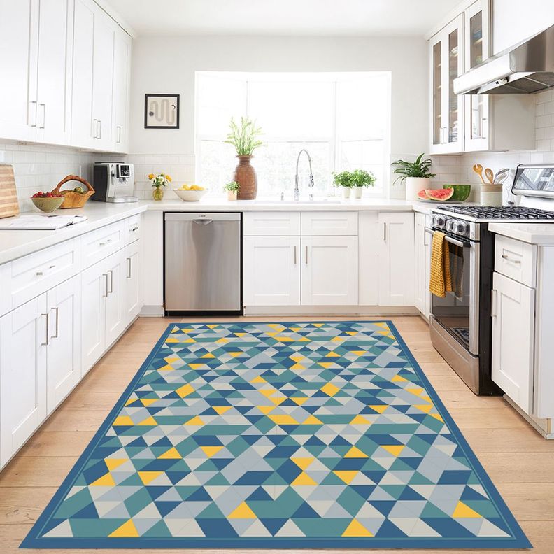 Alfombra Vinílica Living  Prisma Orion Blue 70x100 cm-6