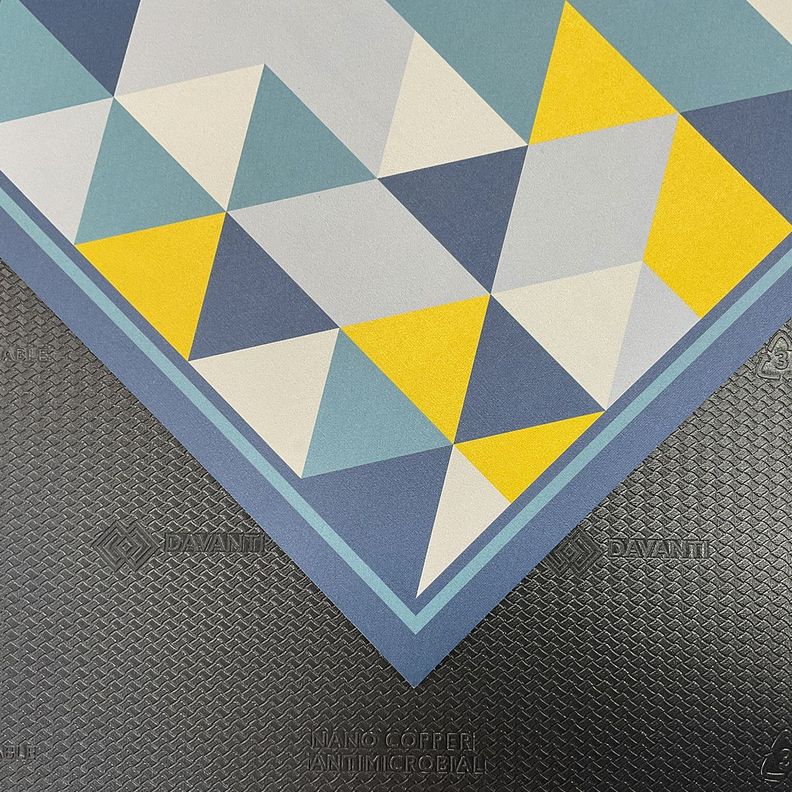Alfombra Vinílica Living  Prisma Orion Blue 70x100 cm-9