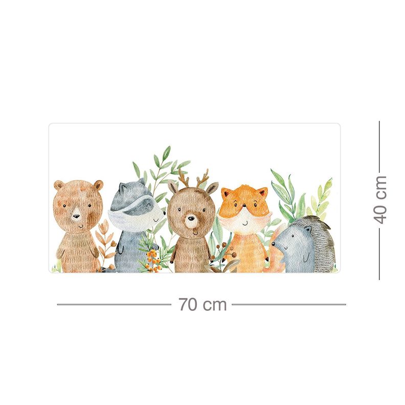 Mouse Pad XL Oficina Amigos del Bosque 40x70 cm-1
