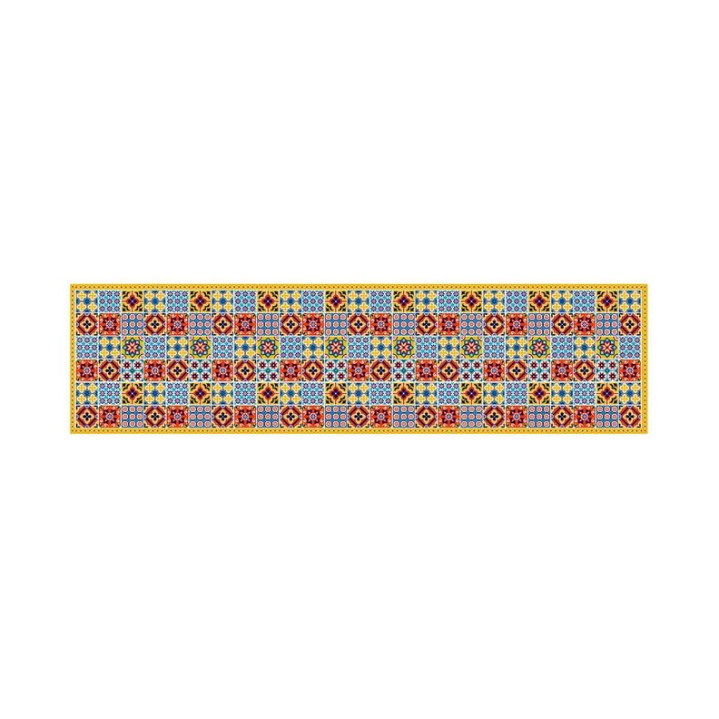 Alfombra Vinílica Cocina Baldosa Portuguesa 70x100cm-8