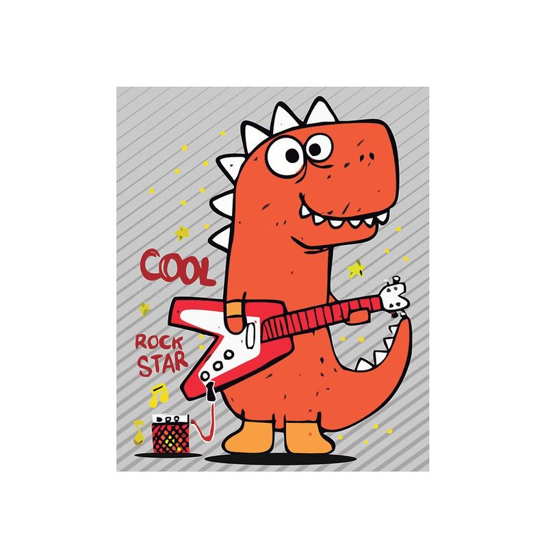 Alfombra Vinílica Infantil Dino Rock 140x220 cm-0