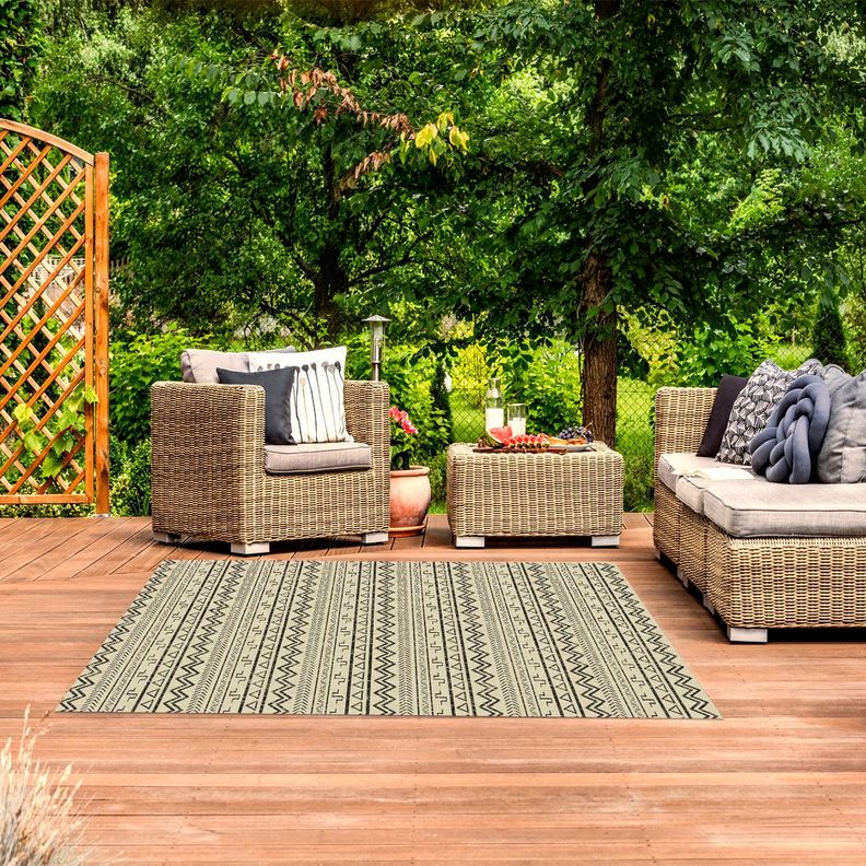 Alfombra Vinílica Living  Kai Pacha 140x180 cm-9
