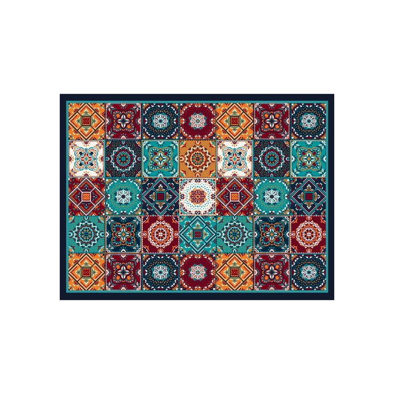 Alfombra Vinílica Baño Cocina Baldosa Palermo 50x70 cm-0
