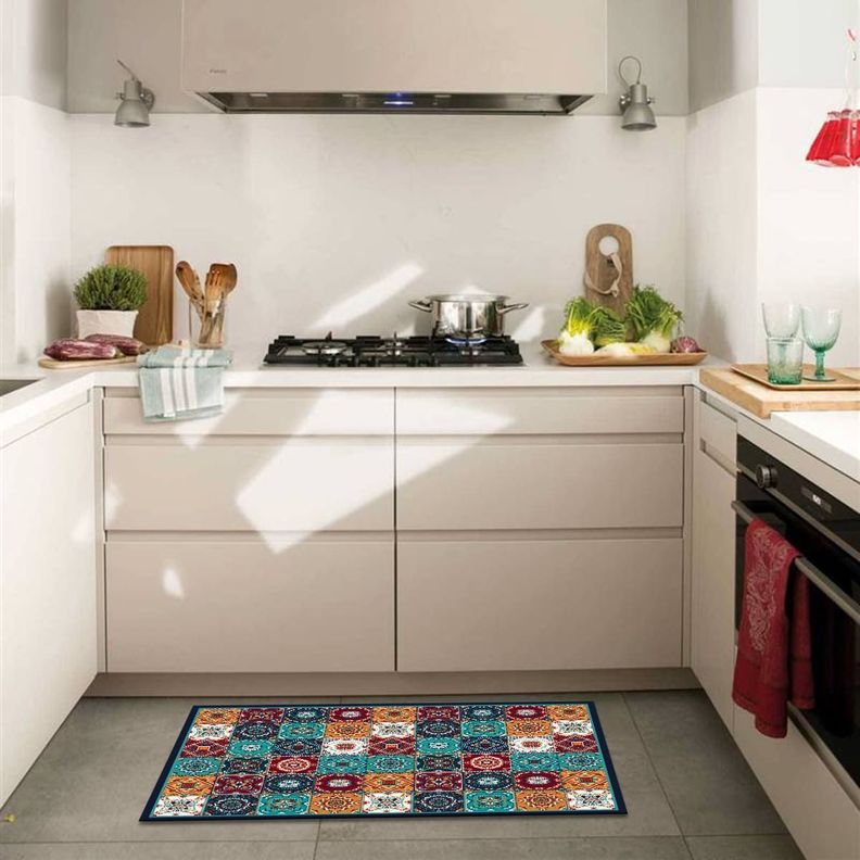 Alfombra Vinílica Baño Cocina Baldosa Palermo 50x70 cm-6