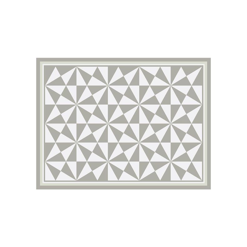 Alfombra Vinílica  Pirámide Grey Mist 140x220 cm-0