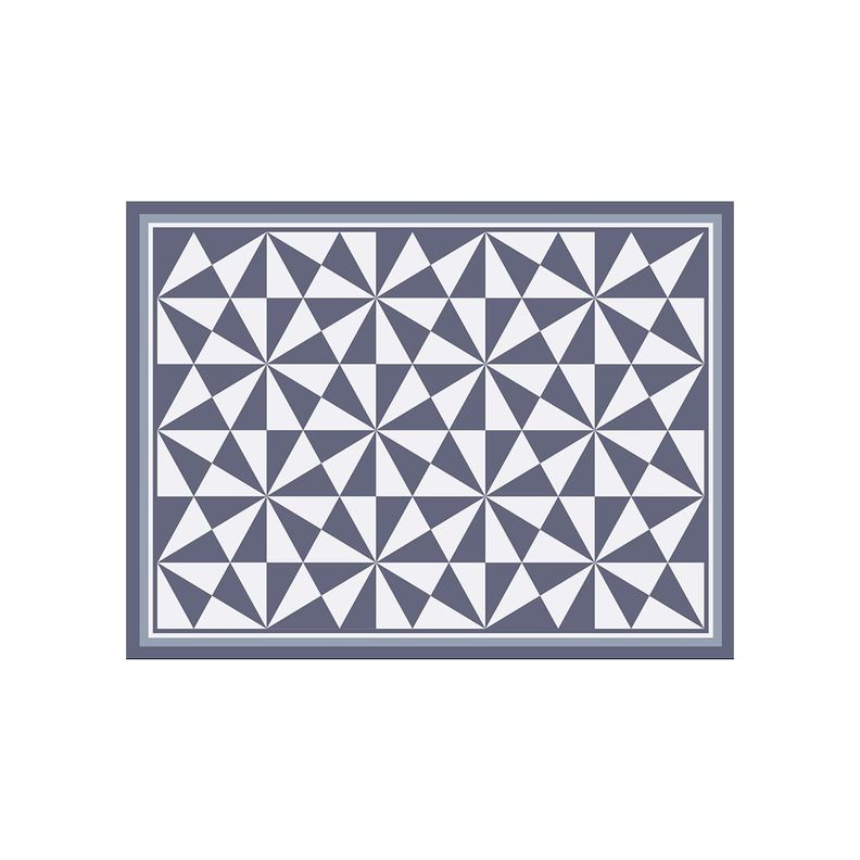 Alfombra Vinílica Living  Pirámide Grey 140x220 cm-0