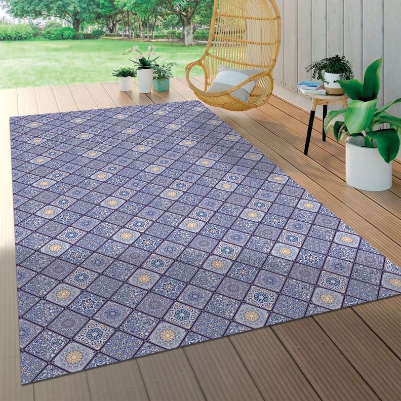 Alfombra Vinílica Cocina Baldosa Siracusa 70x100 cm-5