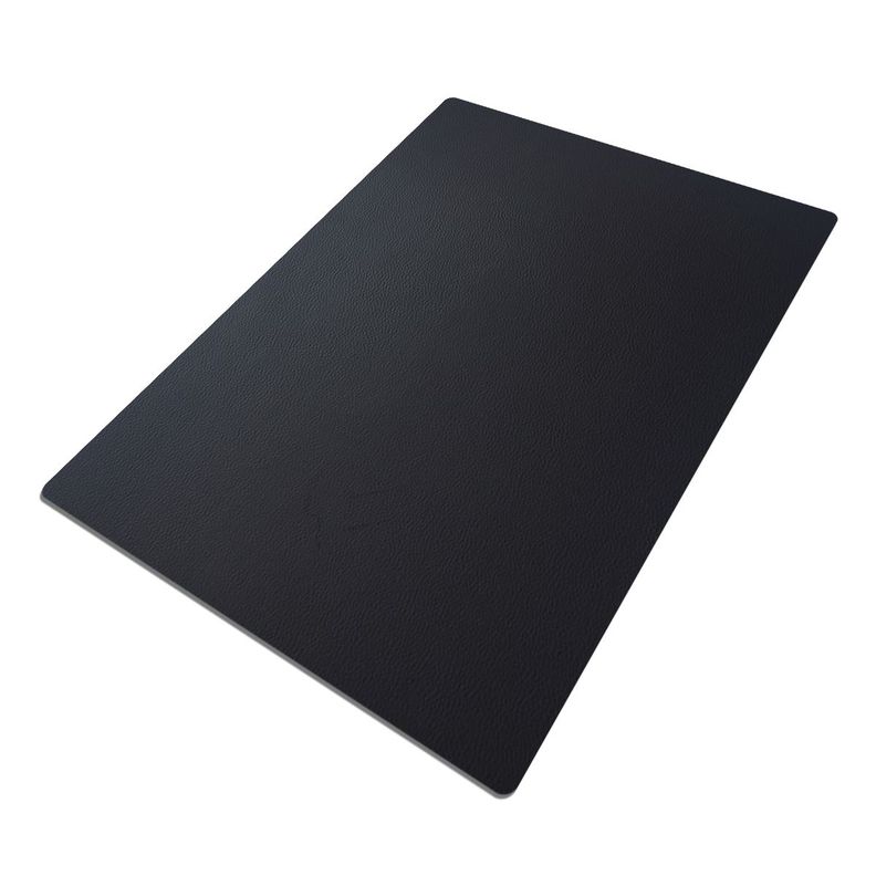Set 4 Individuales De Mesa Ecocuero Warrior Negro-3
