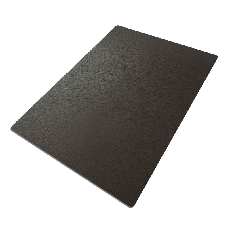 Set 4 Individuales De Mesa Ecocuero Cafe 32x42 cm-0