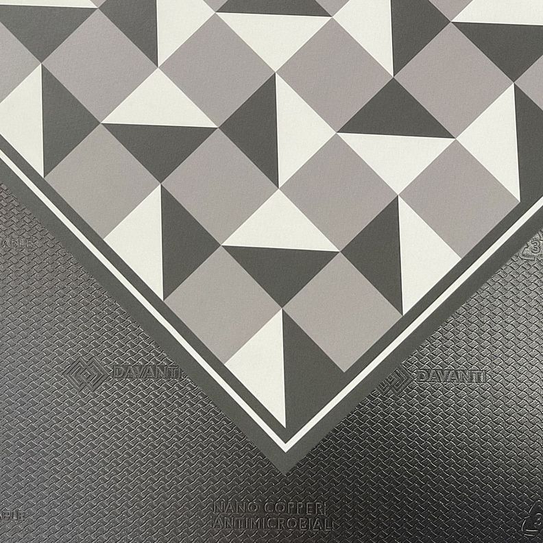 Alfombra Vinílica Living  Tablero Titanium 140x160 cm-9
