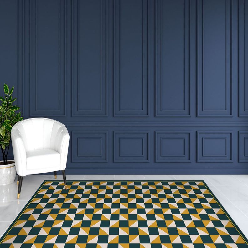 Alfombra Vinílica Living  Tablero Mustard 140x220 cm-6
