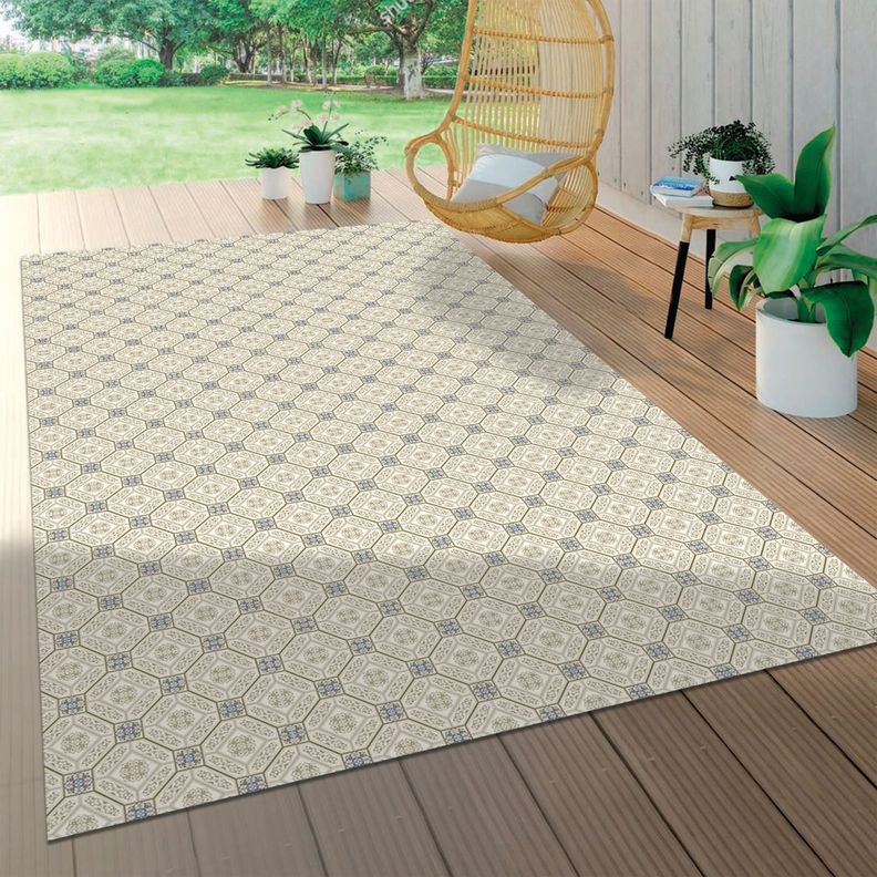 Alfombra Vinílica Cocina Baldosa Portofino 140x160 cm-5