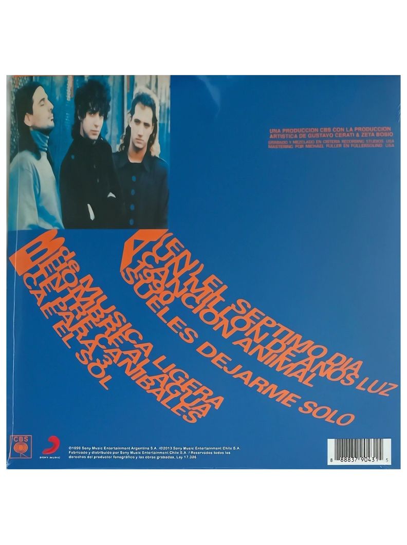 Vinilo - Soda Stereo - Canción Animal-1