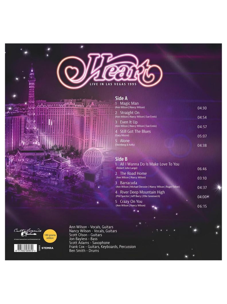 Vinilo - Heart - Live In Las Vegas-1