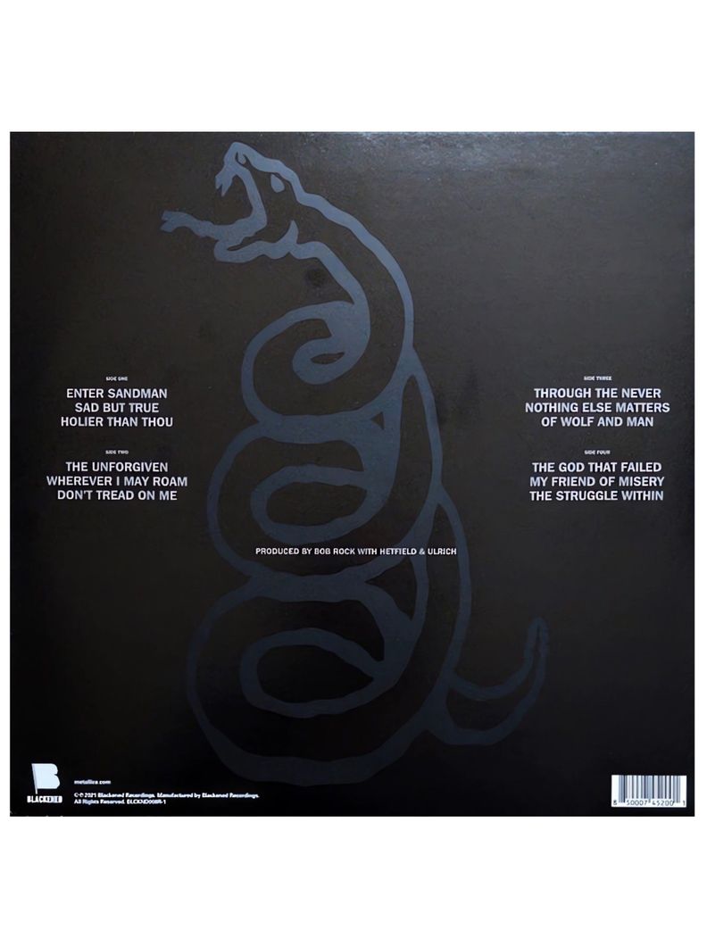 Vinilo - Metallica - Metallica The Black Album-1