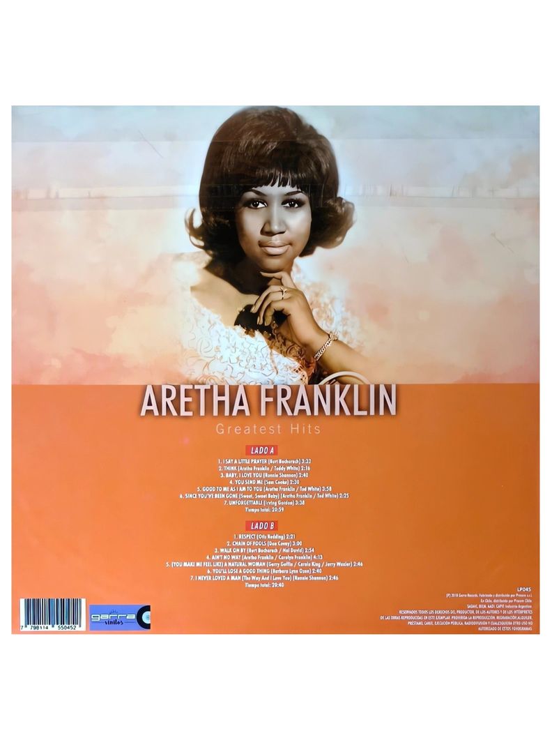 Vinilo - Aretha Franklin - Greatest Hits-1
