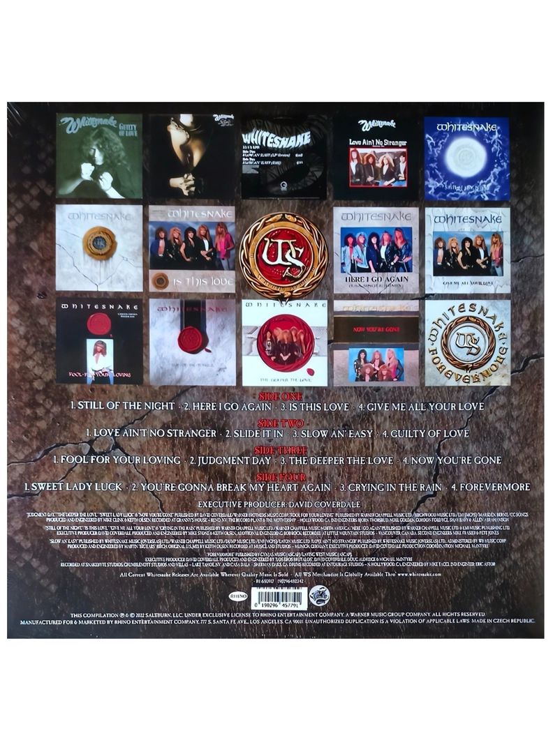 Vinilo - Whitesnake - Greatest Hits - Revisited - Remixed - Remastered-1