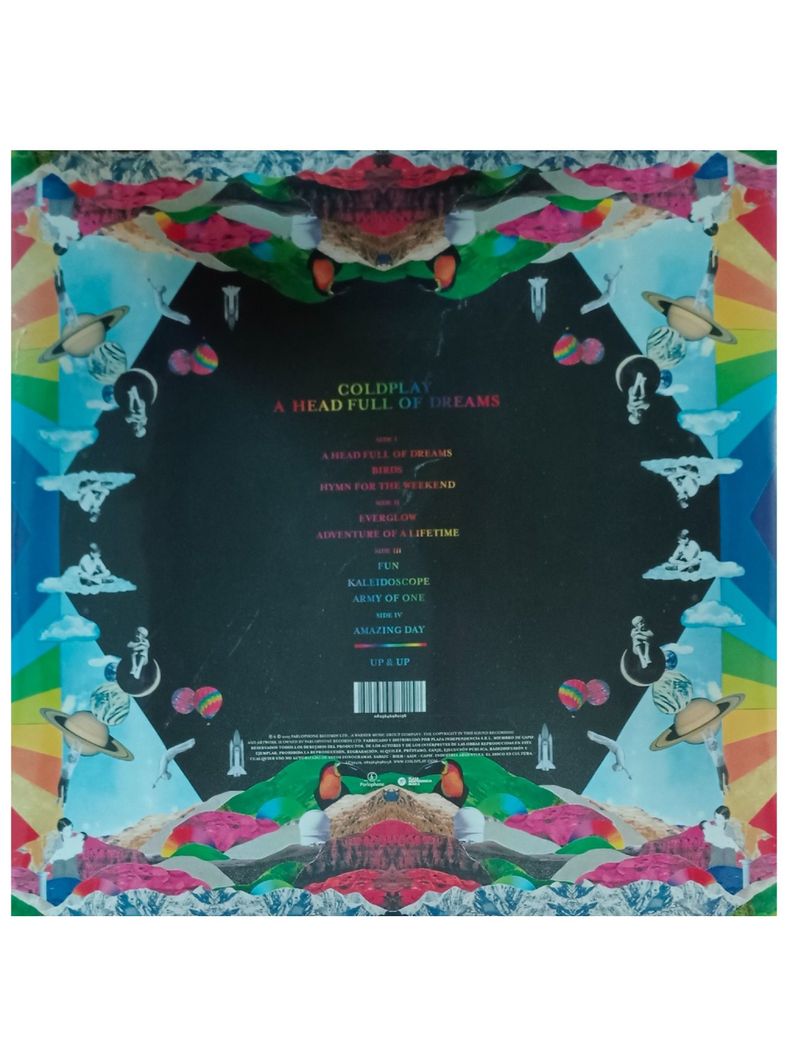 Vinilo - Coldplay - A Head Full Of Dreams (Ed Arg)-1