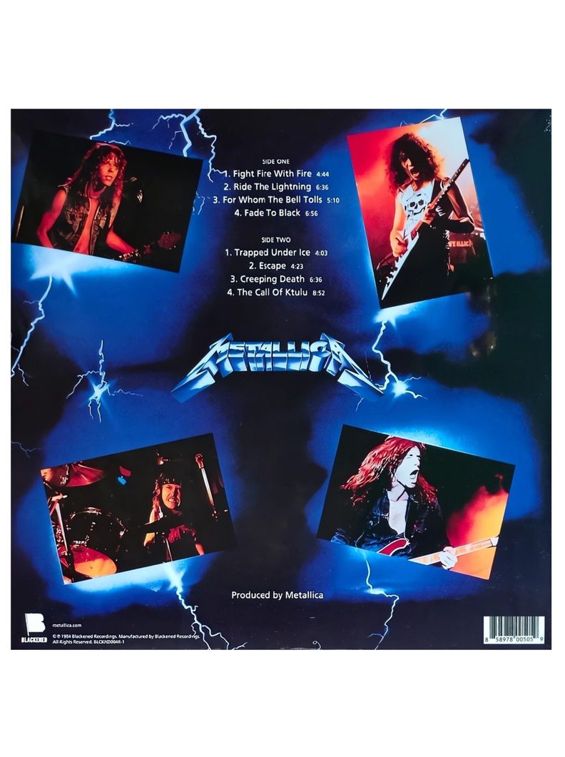 Vinilo - Metallica - Ride the Lightning (US)-1