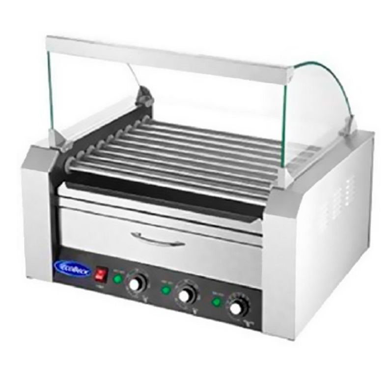 ROLLER HOT DOG CON MANTENEDOR DE PAN ECOBECK MODELO HHD-11A-0