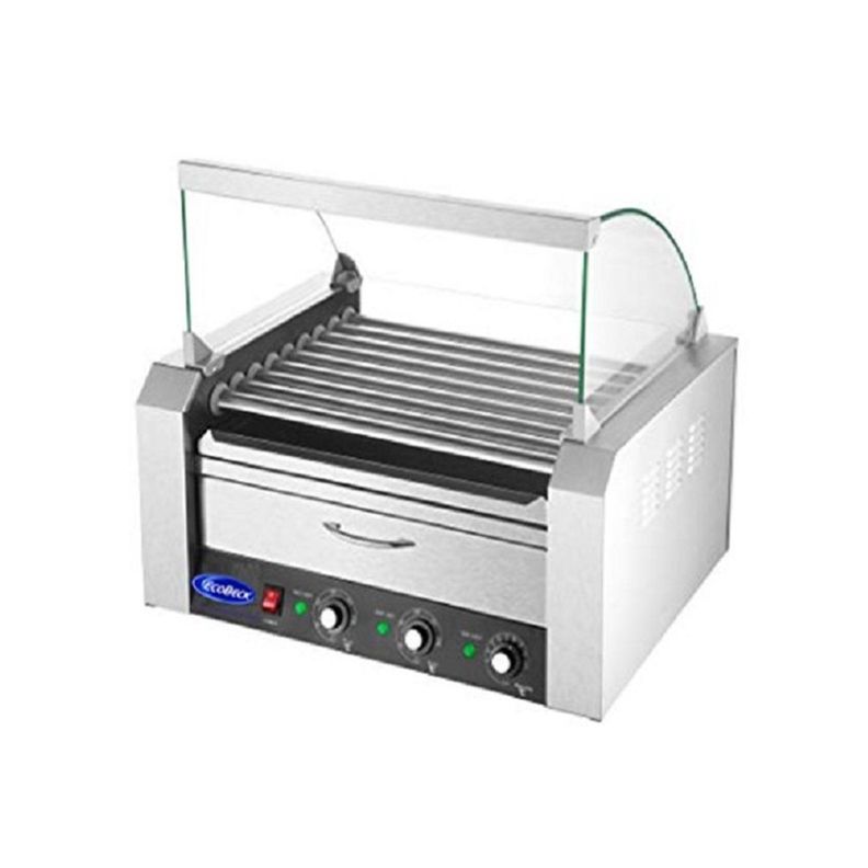 ROLLER HOT DOG CON MANTENEDOR DE PAN ECOBECK MODELO HHD-09A-0