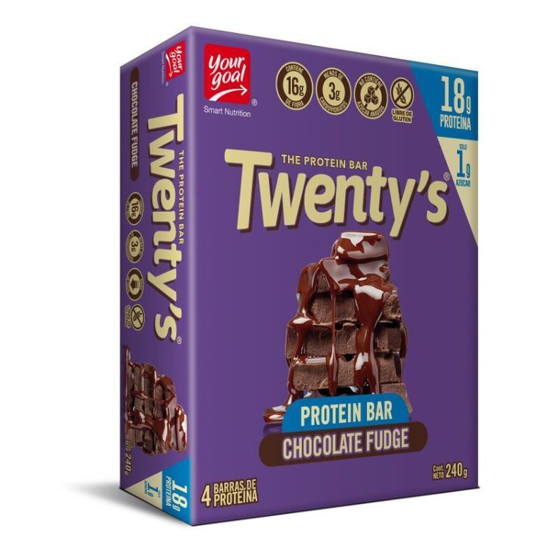 BOX 4 BARRAS TWENTYS 240GR - YOUR GOAL