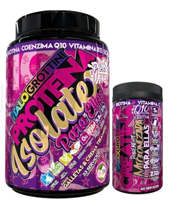 Proteína Para Ellas Tiramisú + Creatina 40sv Candy Pop-0