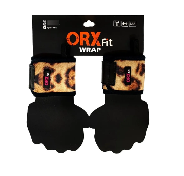 Muñequeras Wrap - Leopard - Orxfit-0