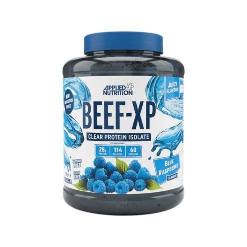 Beef Xp Blue Raspberry PROTEINA BEEF-XP 1.8KG 60 SERVICIOS BLUE RASPBERRY - APPLIED NUTRITION ...