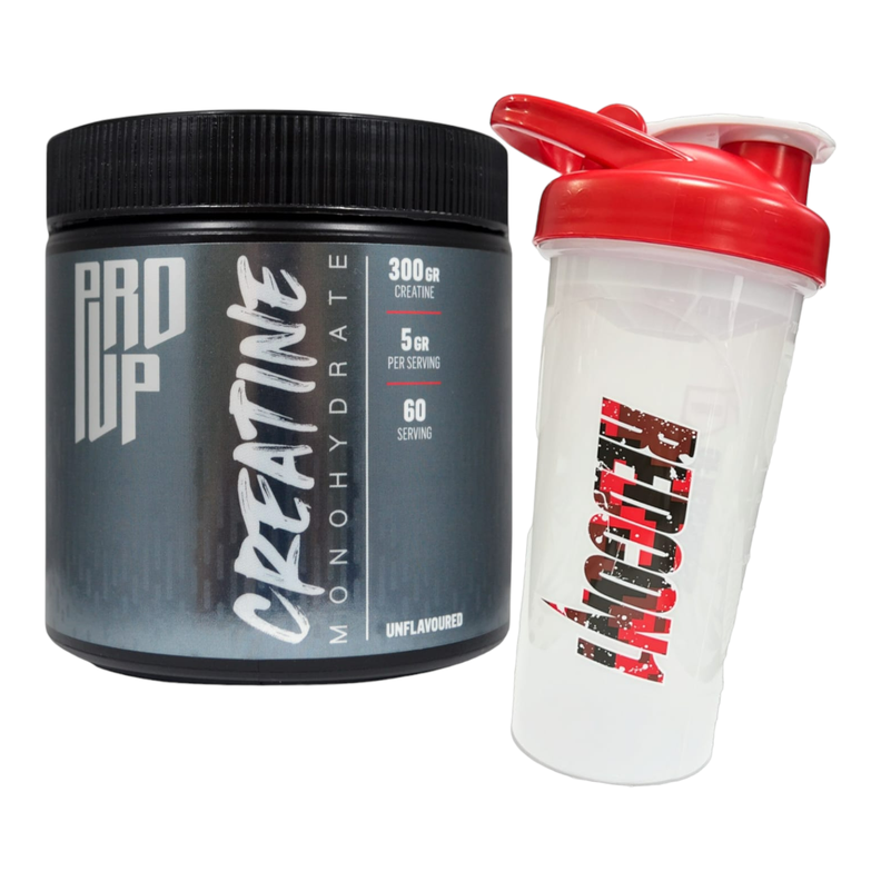 PACK CREATINA 300GR 60SV PROUP MAS SHAKER REDCON1-0