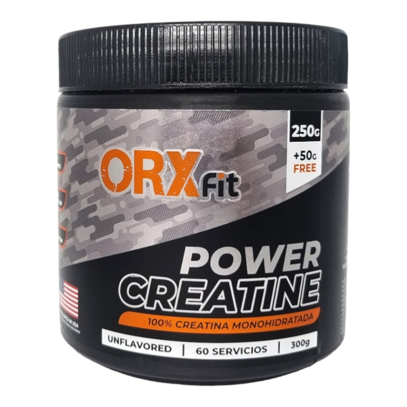CREATINA POWER 100 %  MONOHIDRATADA 300GR - ORXFIT-0