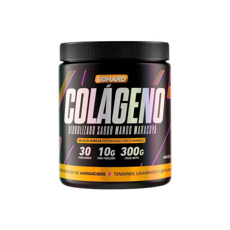 COLAGENO HIDROLIZADO MANGO MARACUYA 30SV 300GR - GOHARD-0